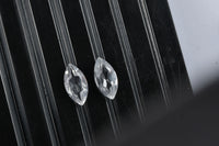 AA White Topaz Set of 2 (Mrq 8x4mm) 1.17 ctw Loose Gemstone