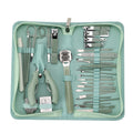 Set of 35pcs Multi-functional Manicure Set with Storage Bag - Green - Sticky add to cart bar