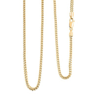 2mm Franco Chain Necklace in 18K Yellow Gold 18 Inches 5.22 Grams