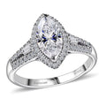 950 Platinum Luxuriant Lab Grown Diamond (E-F, VS) Ring (Size 10.0) (5.80 g) 2.00 ctw - Sticky add to cart bar