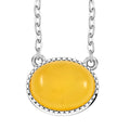 Butterscotch Amber Necklace in Sterling Silver 16 Inches - Sticky add to cart bar