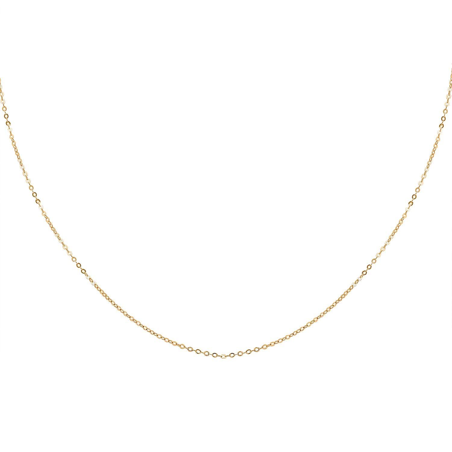 18K Yellow Gold Chain (18 Inches)