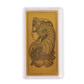 24K Gold Lady Fortuna Blessing Emboss Sheet 55x30mm 100mg - Sticky add to cart bar