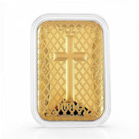 24K Gold Holy Bible Emboss Sheet 31x45.5mm 10mg
