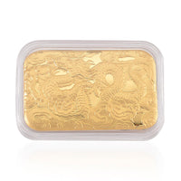 24K Golden Dragon Emboss Sheet 31x45.5mm 10mg