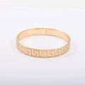 Italian 8mm Flex Greek Key Stretch Bracelet in 10K Yellow Gold (7.0-8.0In) 2.25 Grams - Sticky add to cart bar