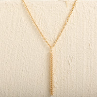 Italian Tassel Valvet Rope Necklace in 10K Yellow Gold 2.80 Grams 18-20 Inches