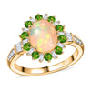 Ethiopian Welo Opal & Chrome Diopside