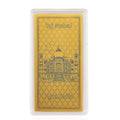 24K Gold Taj Mahal- A Golden Memory of Love Emboss Sheet 55x30mm - Sticky add to cart bar