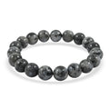 Larvikite 178.00 ctw Beaded Stretch Bracelet - Sticky add to cart bar