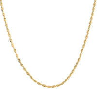 14K Yellow Gold Rope Chain Necklace (20 Inches) (3.27 mm, 5.10 Grams)