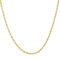 14K Yellow Gold Rope Chain Necklace (22 Inches) (3.27 mm, 5.3 Grams) - Sticky add to cart bar
