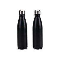 Silver Color Stainless Steel Double Wall 2pcs Bottles