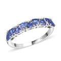 D'Joy Tanzanite Solitaire Diamond 1.20 ctw Ring in Rhodium Over Sterling Silver (Size 10.0) - Sticky add to cart bar