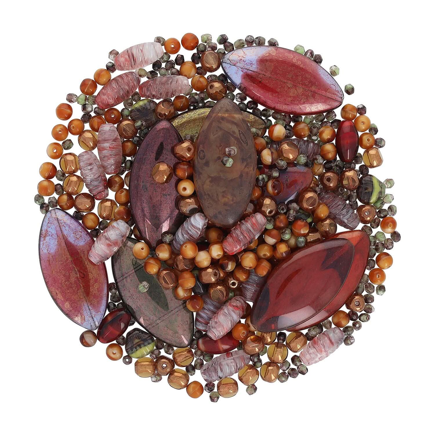 Gem Craft Studio Designer Czech Bead Mini Mix (50g) Eclipse Over One Pound of Beads