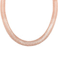 Bismark Chain Necklace in 14K Rose Gold Over Sterling Silver 15.9 Grams 18 Inches - Sticky add to cart bar