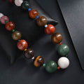 Multi Gemstones 700.00 ctw Necklace in 18K YG Plated 20 Inhces - Sticky add to cart bar