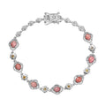 Epic Deal Karis Oregon Peach Opal and Multi Gemstone 2.25 ctw Bracelet (7.25 In) - Sticky add to cart bar