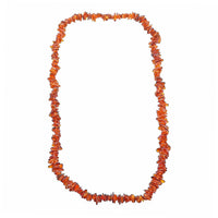 Baltic Dark Amber Beaded Necklace 30 Inches