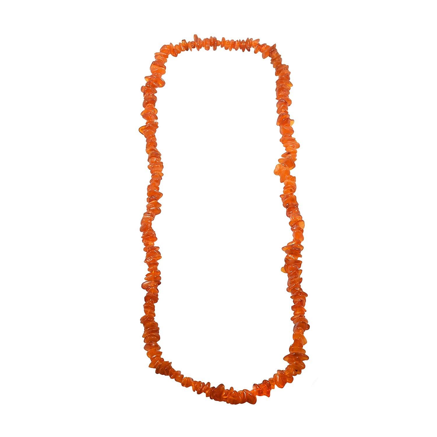 Light Baltic Amber Beaded Necklace 32 Inches