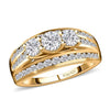 Yellow Gold Over Sterling Silver