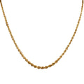 Graduated Chain Necklace in 22K Yellow Gold 5.25 Grams 18 Inches - Sticky add to cart bar