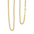 3mm Miami Chain Necklace in 14K Yellow Gold 4.70 Grams 22 Inches - Sticky add to cart bar