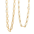 Italian Octagonal Viale Chain Necklace in 10K Yellow Gold 5.50 Grams 20 Inches - Sticky add to cart bar