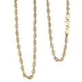 10K Yellow Gold 4mm Rope Chain Necklace (20 Inches) (6.50 g) - Sticky add to cart bar