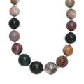Multi Agate 610.00 ctw Beaded Necklace in Platinum Bond 18 Inches - Sticky add to cart bar