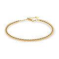 Round Ball Bracelet in 10K Yellow Gold (7.25 In) 4.05 Grams - Sticky add to cart bar