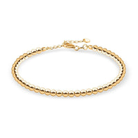 Round Ball Bracelet in 10K Yellow Gold (7.25 In) 4.05 Grams