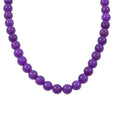Sugilite 285.00 ctw Beaded Necklace Sterling Silver 18 Inches - Sticky add to cart bar
