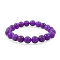 Sugilite Beaded Stretch Bracelet 175.00 ctw - Sticky add to cart bar