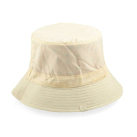 ShedRain Cream Cream and Orange Floral Reversible Bucket Hat