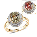 Luxoro AAA Turkizite and G-H I2 Diamond 3.55 ctw Ring (Size 6.0) - Sticky add to cart bar