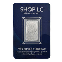 999 Fine Silver Pixiu Bar 5 Grams