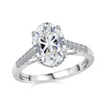 Luxuriant Lab Grown Diamond E-F VS 3.15 ctw Ring in 950 Platinum (Size 10.0) - Sticky add to cart bar