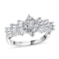 Golconda Topaz Ring in Platinum Over Sterling Silver (Size 10.0) 1.30 ctw - Sticky add to cart bar