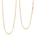 2mm Cuban Chain Necklace in 14K Yellow Gold 22 Inches 3.41 Grams - Sticky add to cart bar