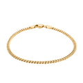 3mm Miami Cuban Chain Bracelet in 14K Yellow Gol (7.00 In) 2.2 Grams - Sticky add to cart bar