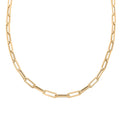 4mm Paper Clip Chain Necklace in 14K Yellow Gold 6.5 Grams 20 Inches - Sticky add to cart bar