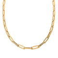 5mm Paper Clip Chain Necklace in 14K Yellow Gold 13.6 Grams 20 Inches - Sticky add to cart bar