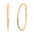 2x40mm Hoop Earrings in 10K Yellow Gold 2.5 Grams - Sticky add to cart bar