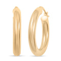 4x25mm Hoop Earrings in 10K Yellow Gold 2.4 Grams - Sticky add to cart bar