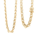 10K Yellow Gold 7.6 mm Chino Chain Necklace 20 Inches 26 Grams - Sticky add to cart bar