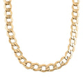 10K Yellow Gold 5.2 mm Curb Cuban Chain Necklace (26 Inches) (10.3 g) - Sticky add to cart bar