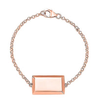 Bar Bracelet in 18K Vermeil Rose Gold Over Sterling Silver (7.25 In) 3 Grams