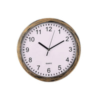 Livemore Gold Color Wall Clock with Three Shelves Hidden Compartment (1xAA Battery Not Included)