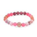 Multi Gemstone 90.00 ctw Beaded Stretch Bracelet in Rosetone (6.5-7In) - Sticky add to cart bar